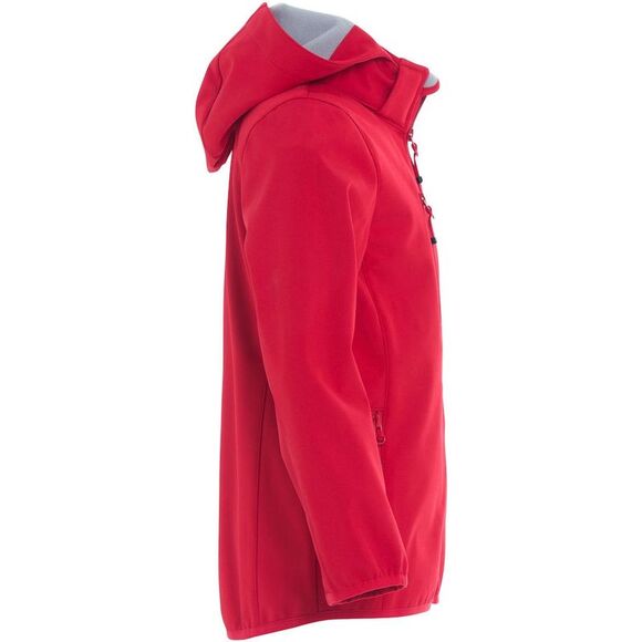 Clique Childrens/Kids Basic Soft Shell Jacket / Red - Picture 4 of 6
